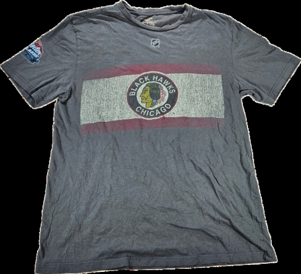 Chicago Blackhawks Kane 88 2009 Winter Classic Reebok T-Shirt Men's Grey L